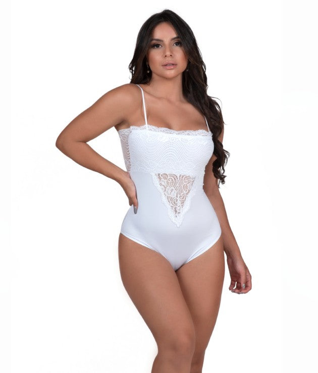 Body em renda e microfibra