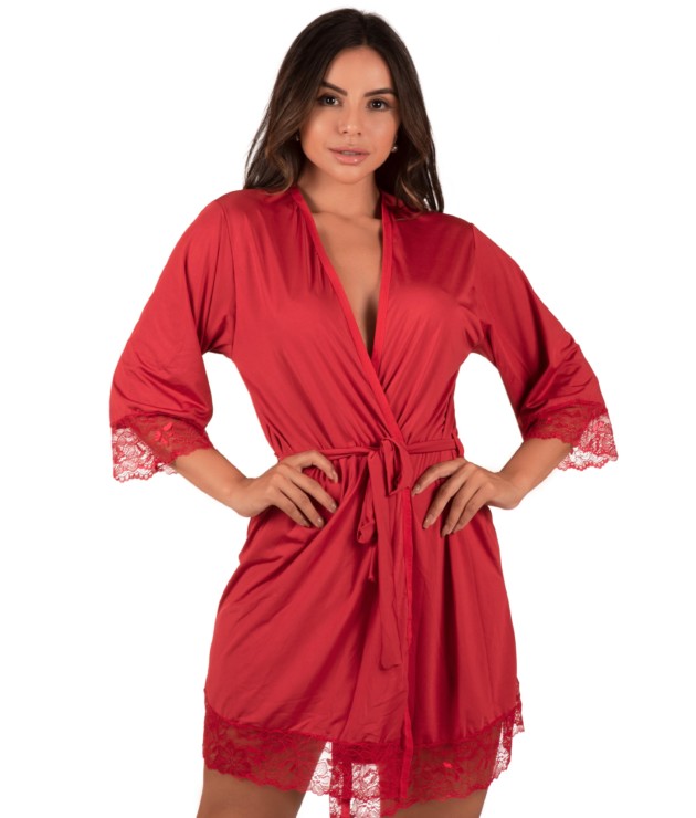 Robe feminino em microfibra – Gabrielle - Desejo Lingerie