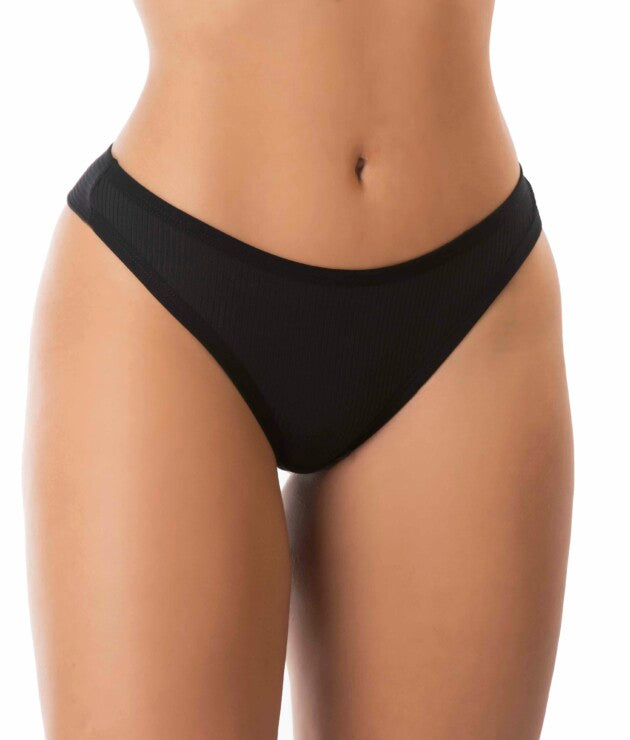 Calcinha Canelada Fio Duplo – Emily - Desejo Lingerie
