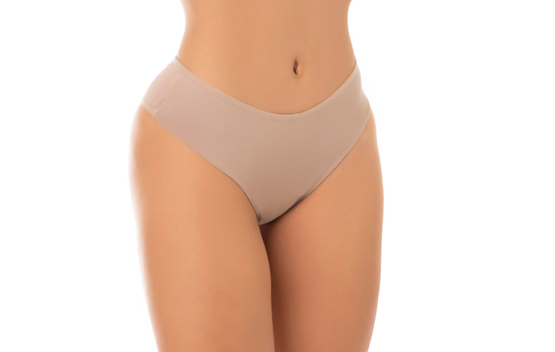 Calcinha de Microfibra com Frente em Tecido Duplo – Soliane - Desejo Lingerie