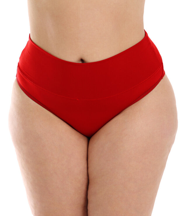 Calcinha Plus Size cintura alta fio duplo – Tatiely - Desejo Lingerie