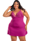 Camisola Básica Plus Size com Renda – Juliana
